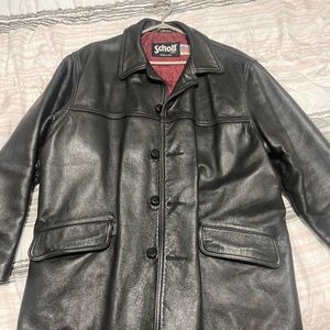 Schott NYC Black Leather Jacket